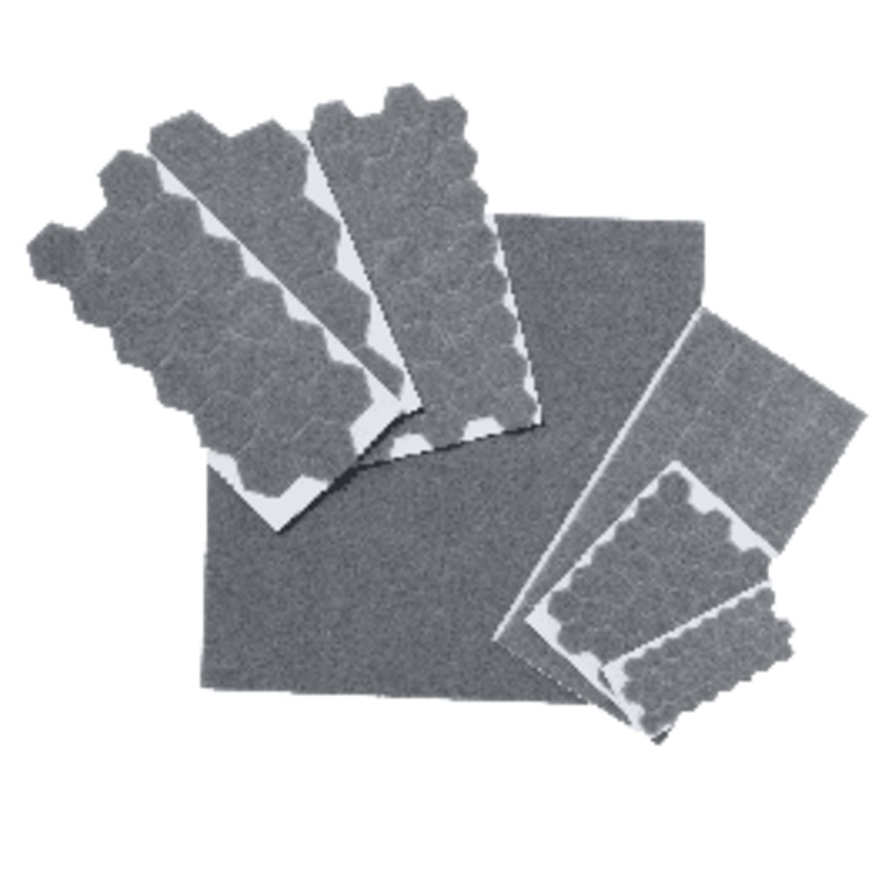 ADHESIVE FELT PADS ASSORT 2MM