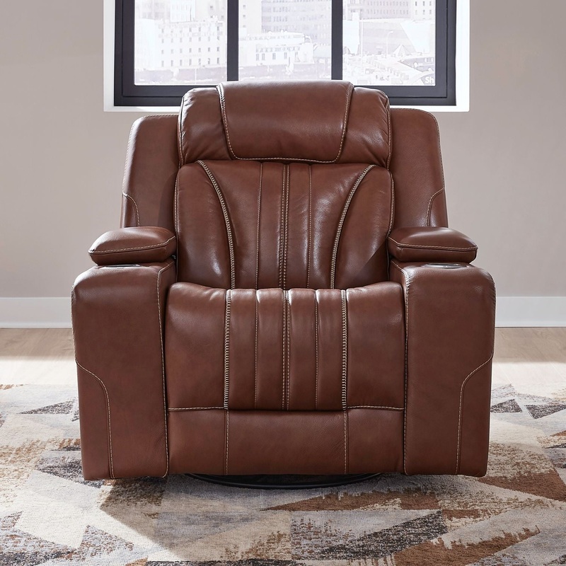 Caswell – Swivel Glider Recliner P2 – Brown