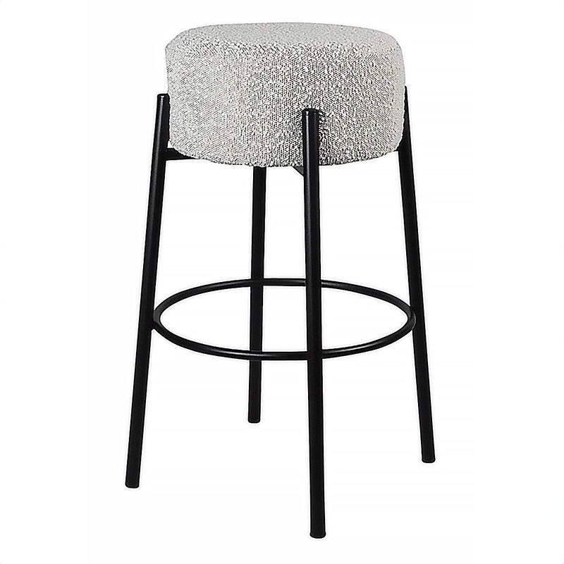 Cole – Counter Stool – Black / White