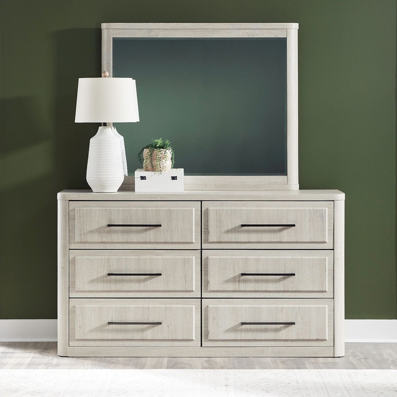 Modern Play – Dresser & Mirror – White