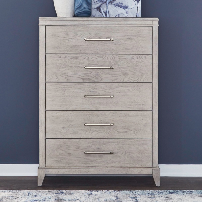 New Haven – 5 Drawer Chest – White