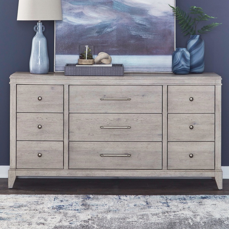 New Haven – 9 Drawer Dresser – White