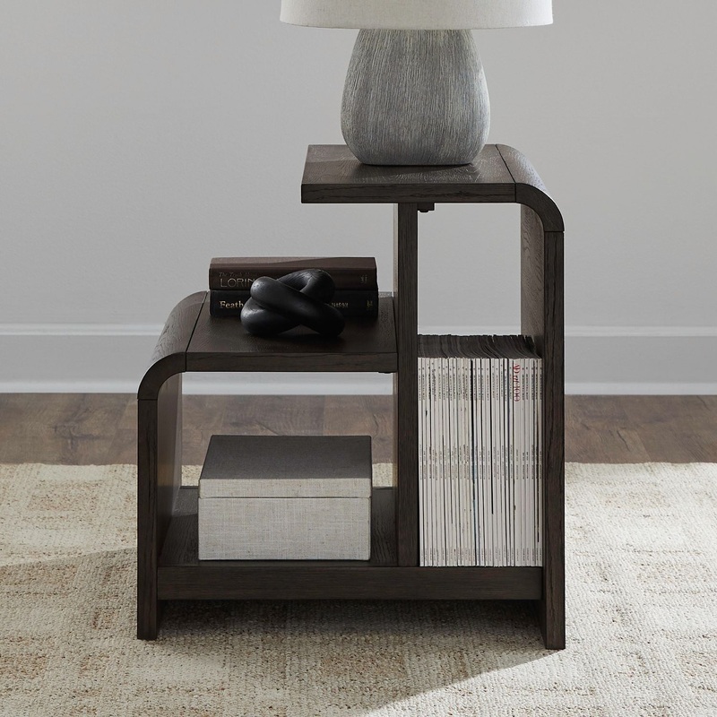 Perspectives – End Table – Brown