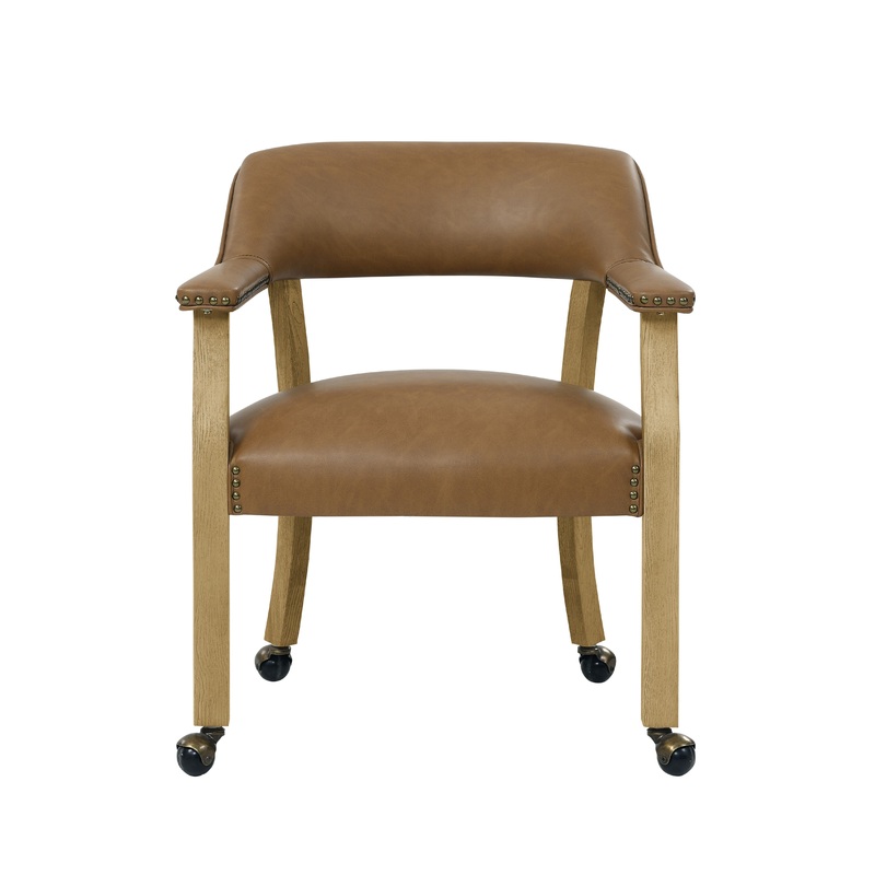 Rylie – Castered Captain’s Chair – Camel