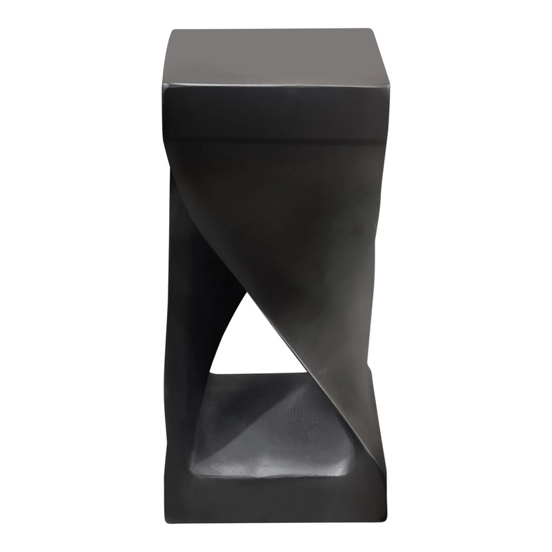 Solana – Solid Wood Accent Table – Black