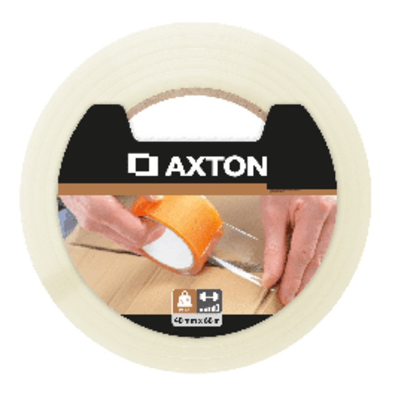 TRANSPARENT PACKING TAPE AXTON 48MM x6