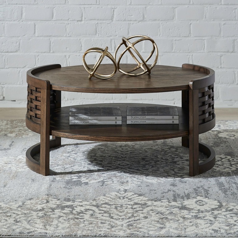 Warren Park – Round Table|Dark Brown|Cocktail Tables|Chair Side Tables