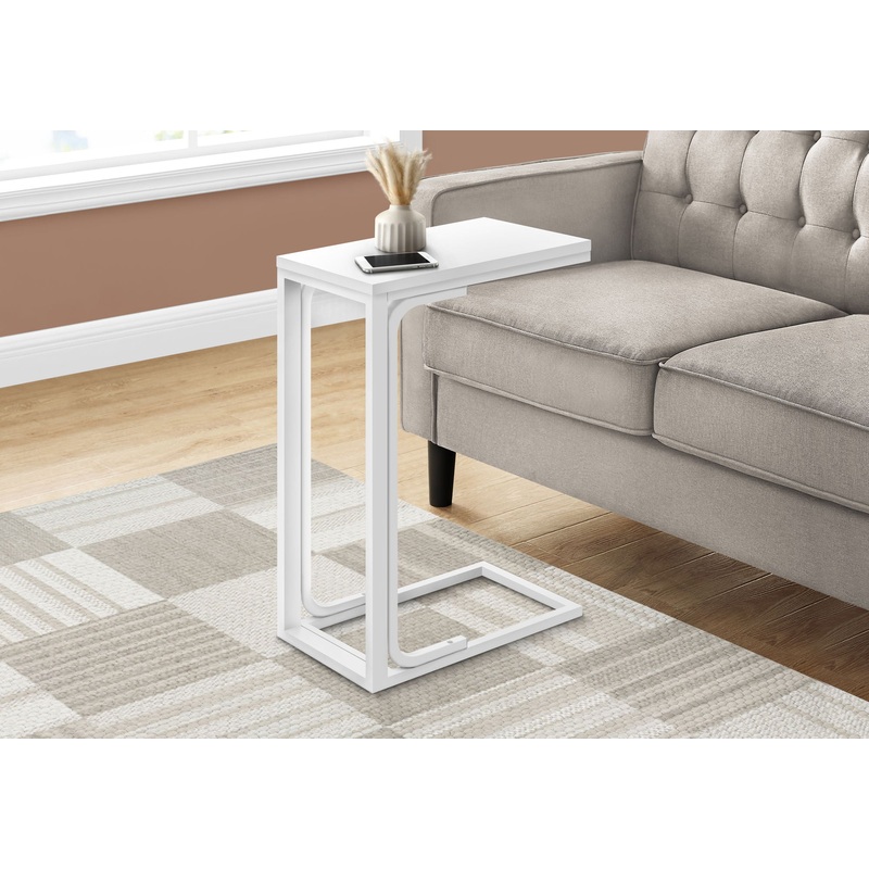 Accent Table, C – Shaped Modern Desig