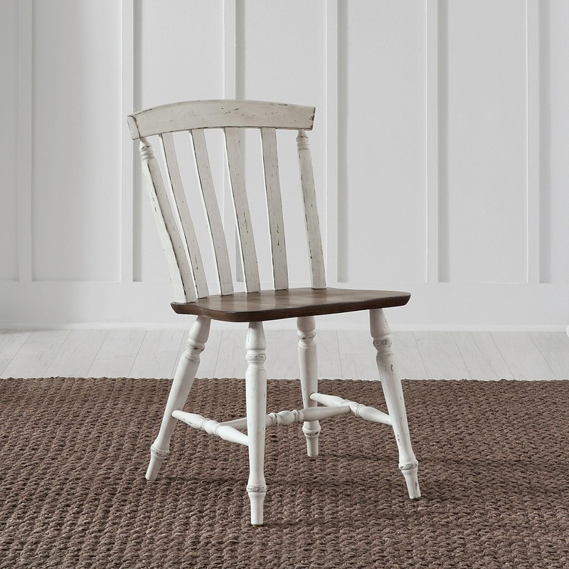 Al Fresco – Slat Back Side Chair (RTA) – White