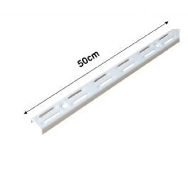 DOUBLE RACK 50 CM WHITE SPACEO