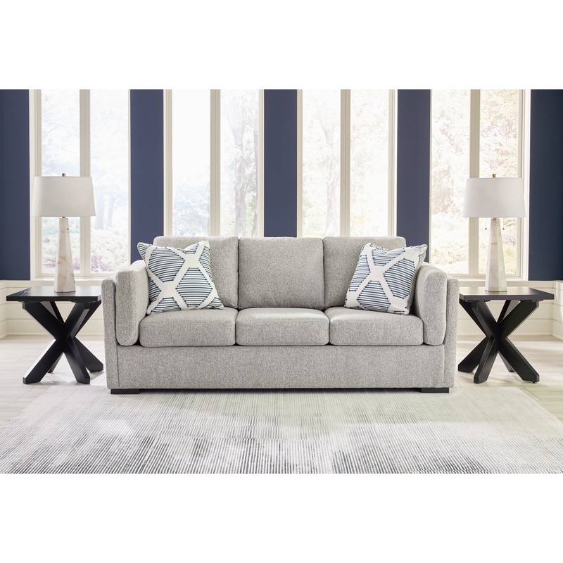 Evansley Sofa|Navy|Pewter