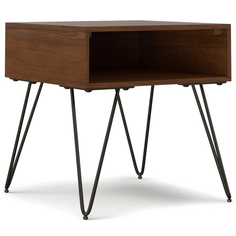 Hunter – End Table – Wood|Dark Brown|Light Brown