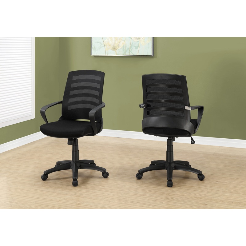 Office Chair, Adjustable Height, Swivel, Ergonomic, Armrests
