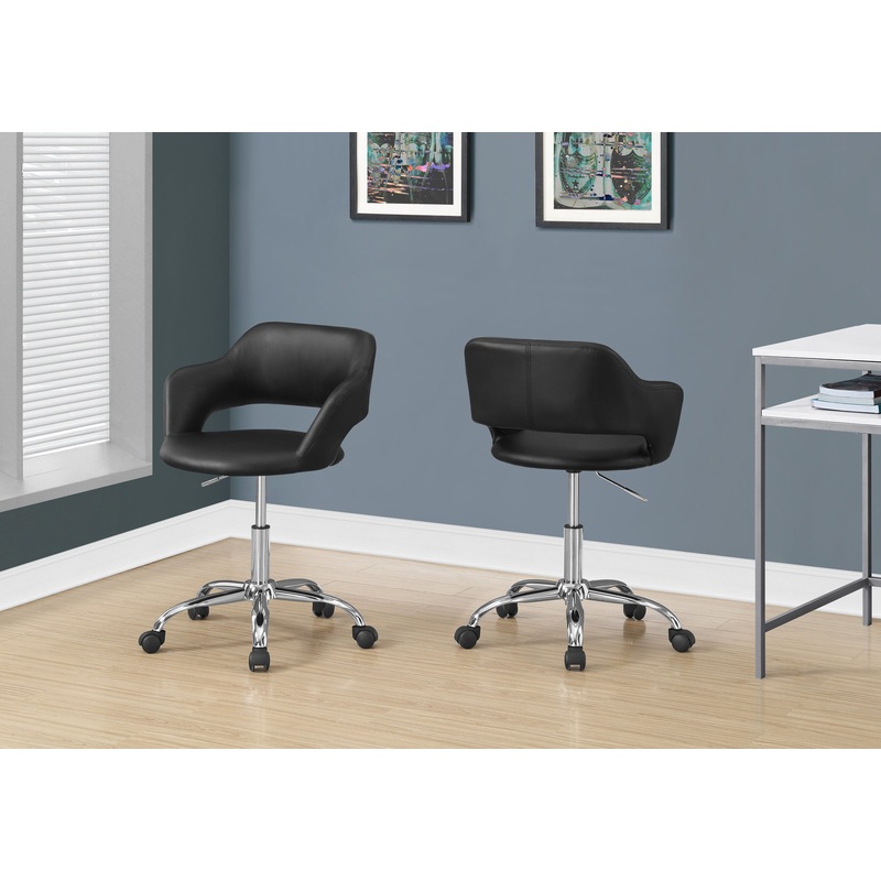 Office Chair, Adjustable Height, Swivel, Ergonomic, Armrests, Contemporary