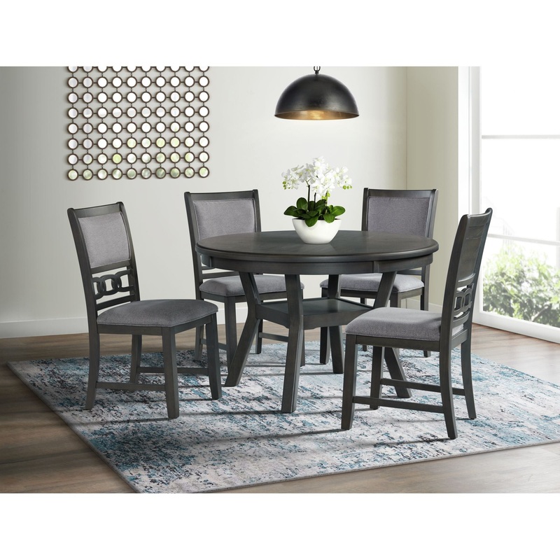 Amherst – Dining Set|Gray|5 Pc. Table, 4 Chairs