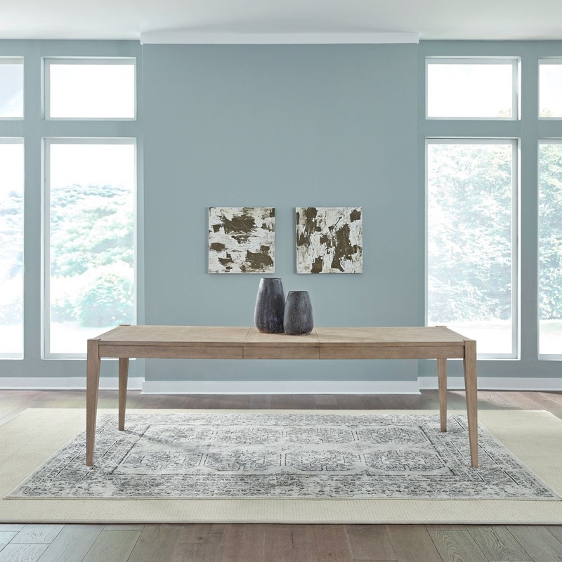 Brentwood – Rectangular Leg Table – Brown