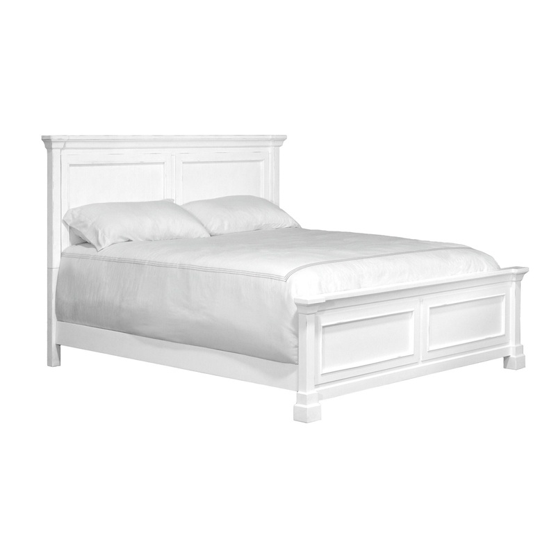 Coastal Panel Bed|White|Queen