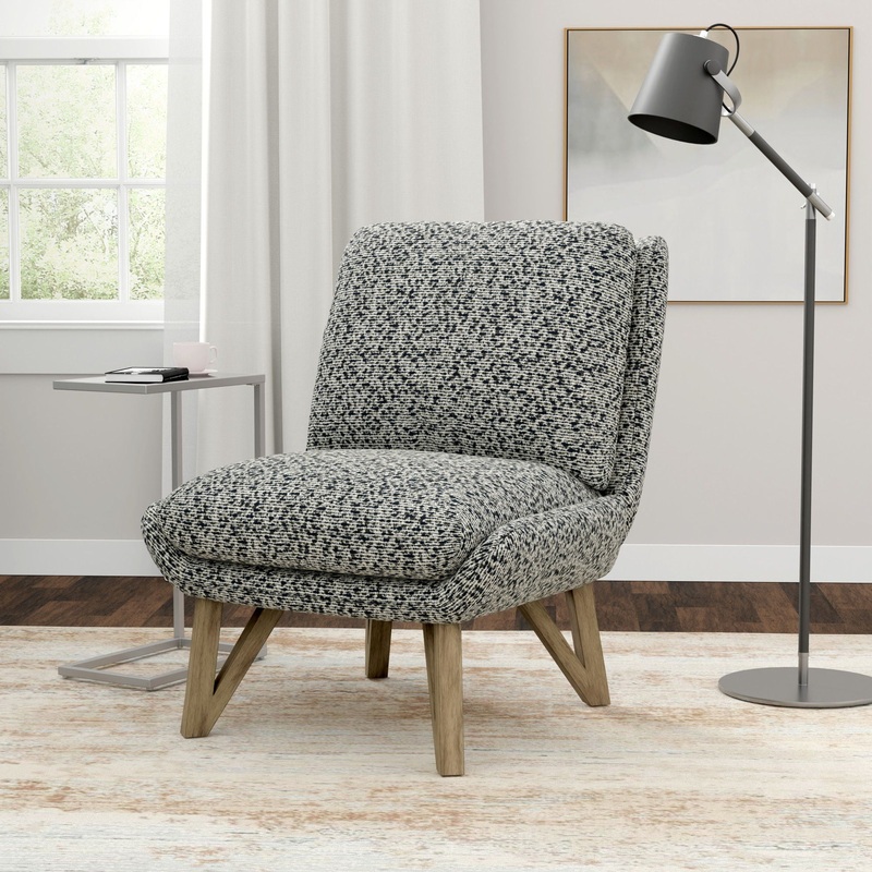 Emerse – Armless Accent Chair – Blue