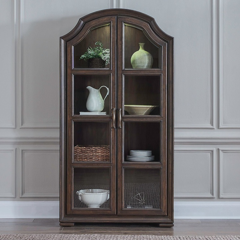 Provence Park – Bunching Display Cabinet – Brown