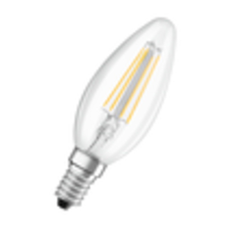 LED BULB E14=40W CANDLE TRASPARENT