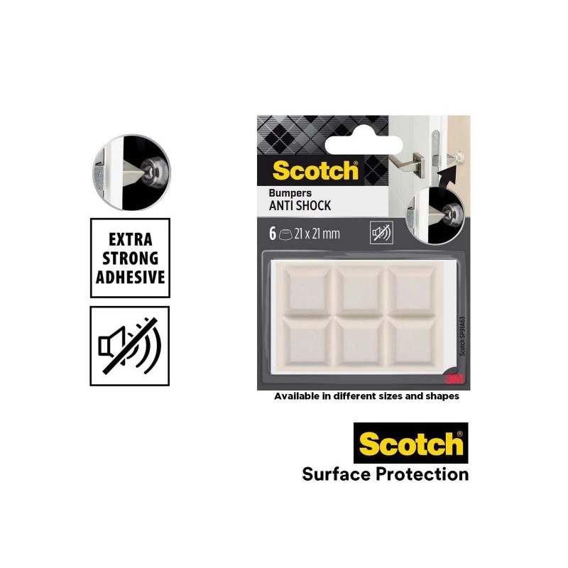 Shock Absorbing Scotch White Bumper 22MM 4P