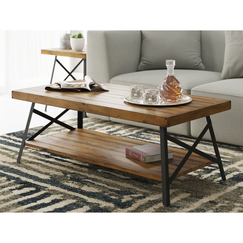 Douglas – Coffee Table|Light Brown|Dark Brown|White