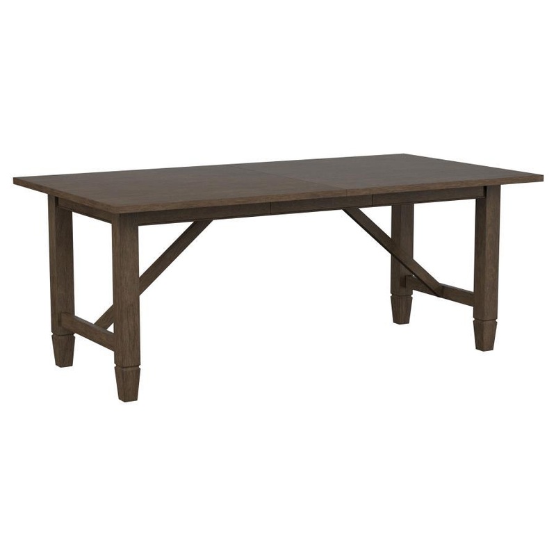 Matisse – Rectangular Wood Dining Table – Dark Brown