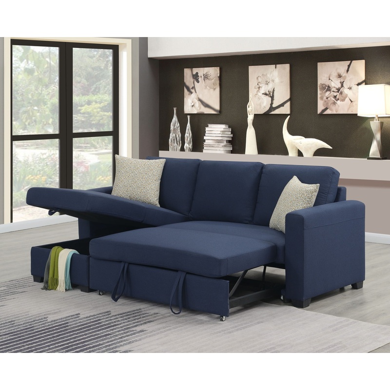 Pensole – Reversible Pop – Up Sleeper Sectional