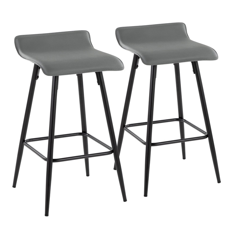 Ale – Contemporary Fixed Height Counter Stool (Set of 2)