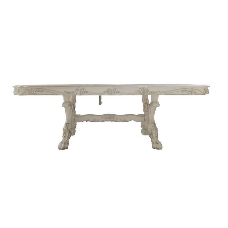 Dresden – Dining Table|Bone White|108″W x 46″D x 31.5″H|136″W x 46″D x 31.5″H