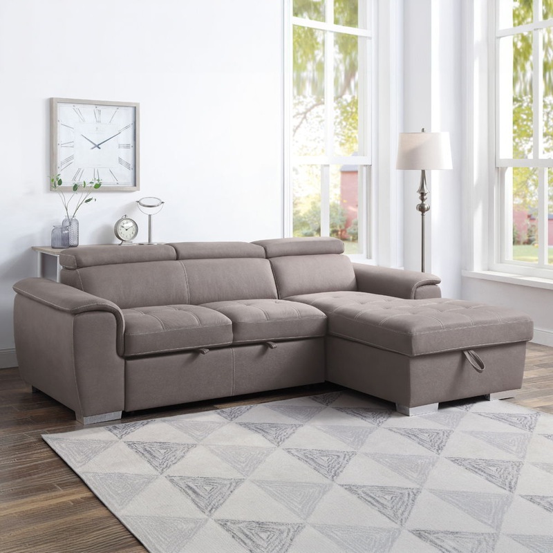 Haruko – Sectional Sofa|Light Brown
