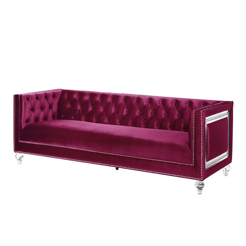 Heibero – Sofa|Burgundy