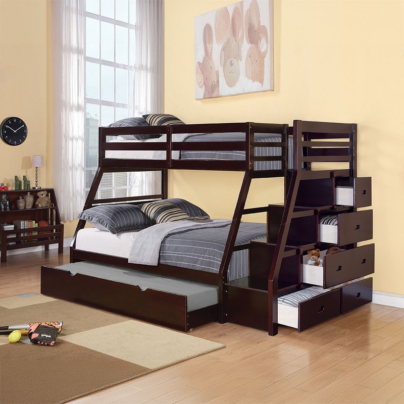 Jason – Bunk Bed – Wood|White|Espresso