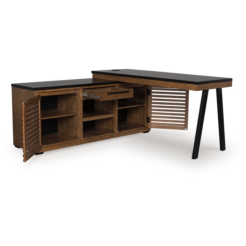 Kallari Credenza with Desk Return