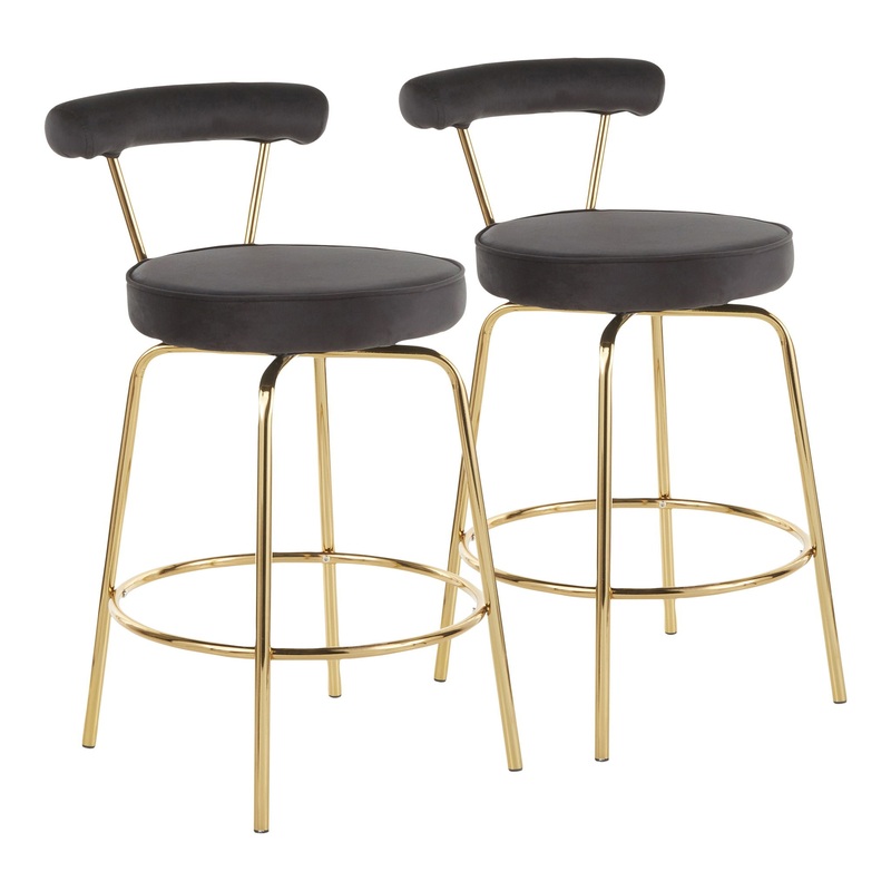Rhonda – Glam Counter Stool (Set of 2)