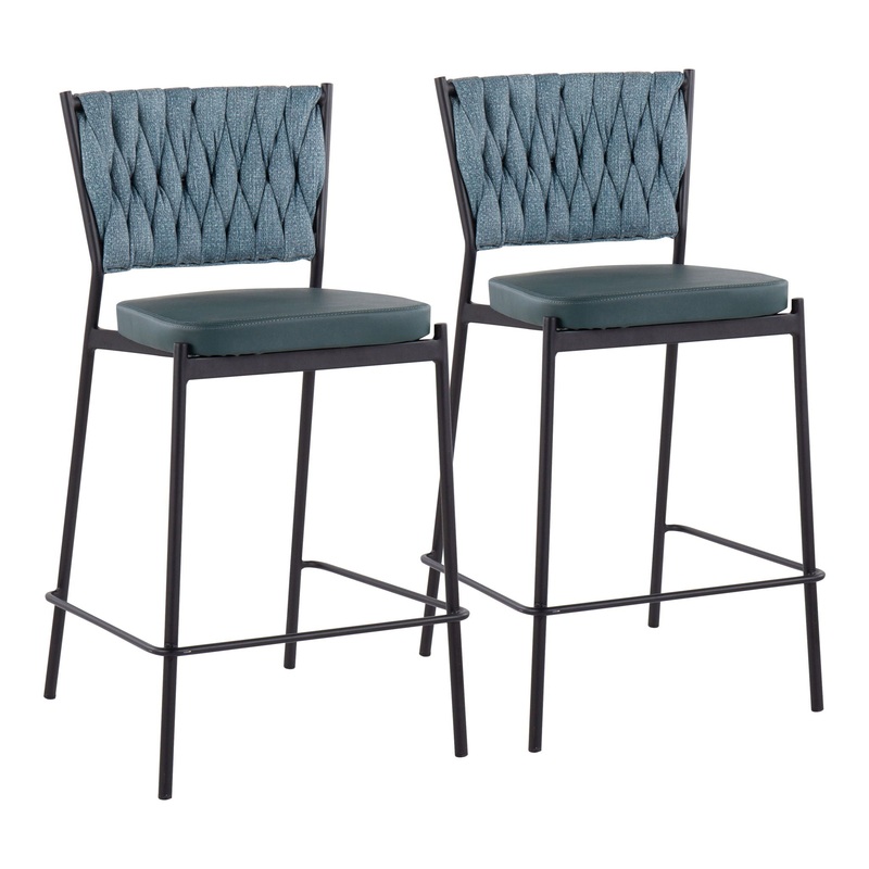 Tania – Braided Contemporary Counter Stool (Set of 2)