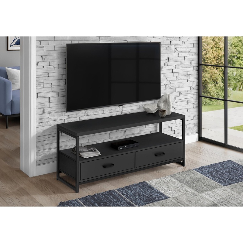 TV Stand, Console, Media Entertainment Center, Storage Drawers, Living Room, Bedroom, Contemporary, Modern