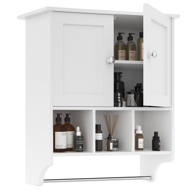 Bathroom Cabinet|White|Black