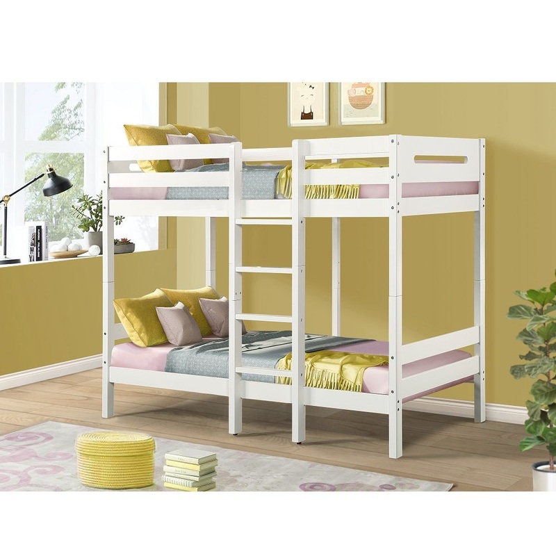 Esin – Twin Over Twin Bunk Bed – White