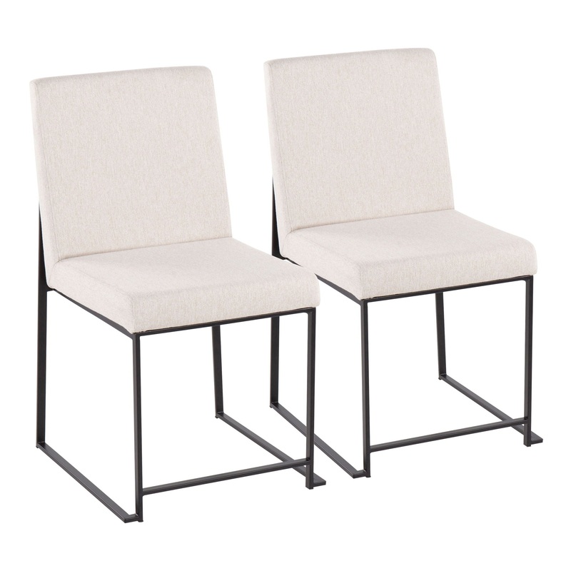 Fuji – Contemporary Modern Elegance With High Back Dining Chair (Set of 2)