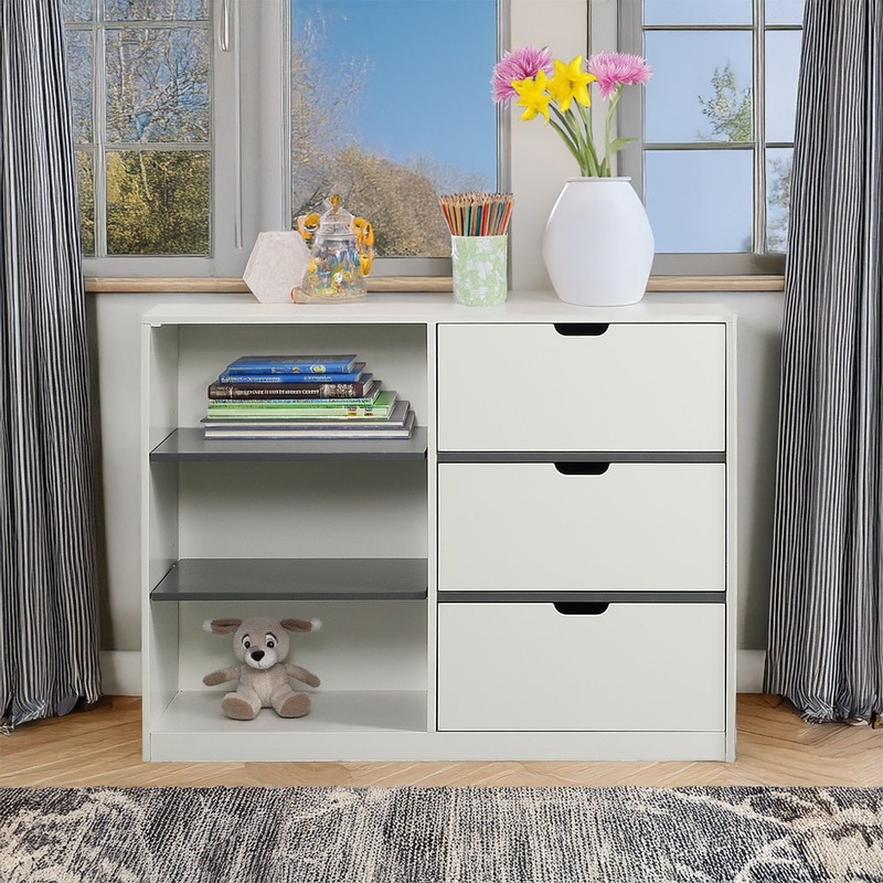 Ratana – Cabinet – Gray & White