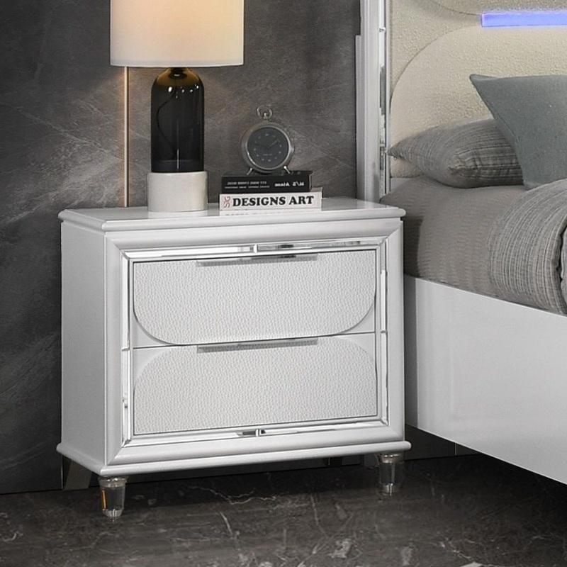 Tarian – Nightstand – Pearl White
