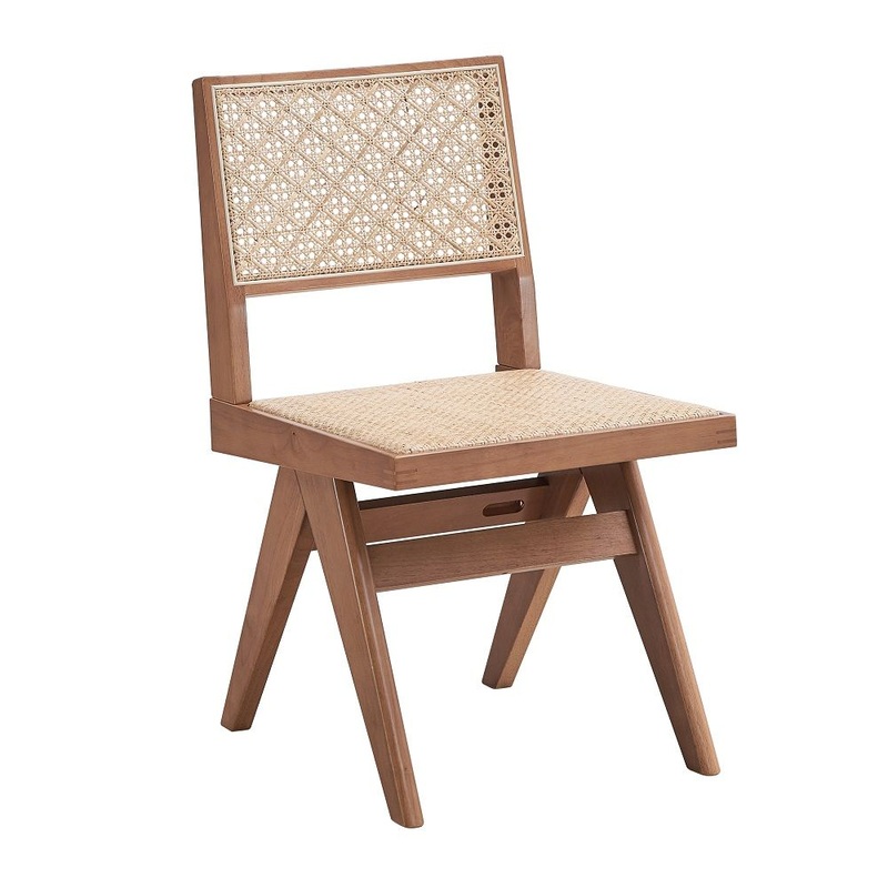 Velentina – Side Chair (Set of 2) – Rattan & Natural