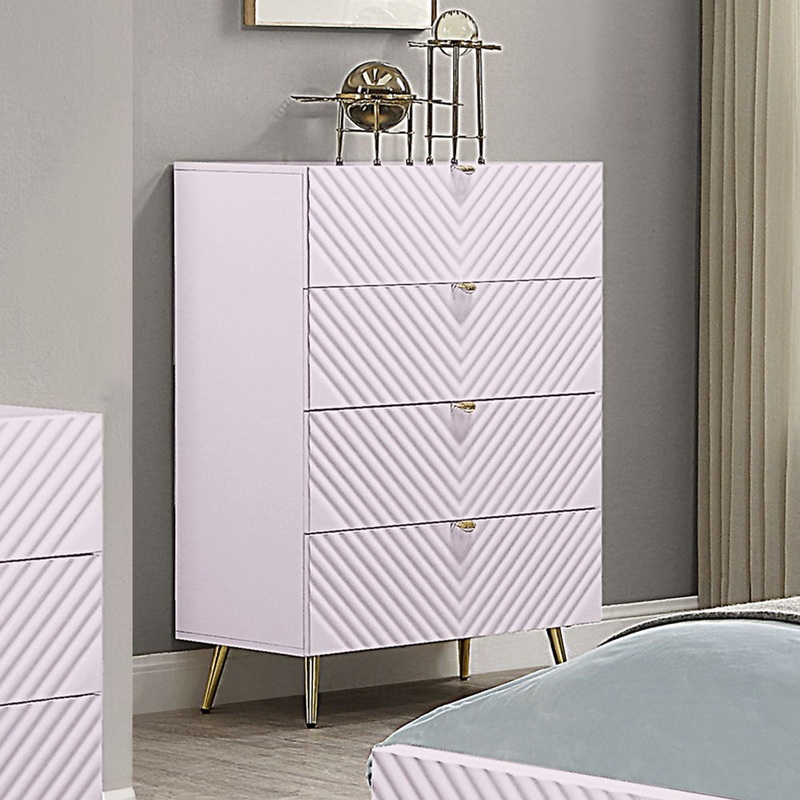 Gaines – Chest – Pink High Gloss
