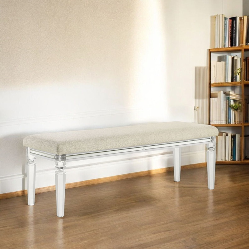 Tarian – Bench – Pearl White