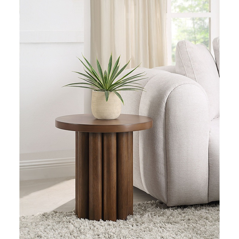 Loanna – Wooden Color End Table – Brown