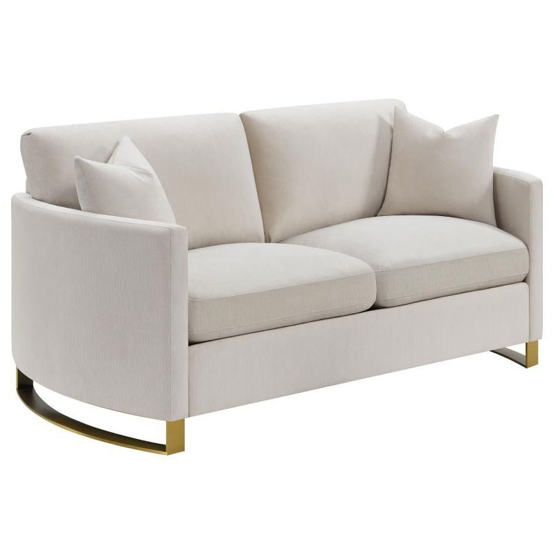 Corliss – Upholstered Arched Arm Loveseat