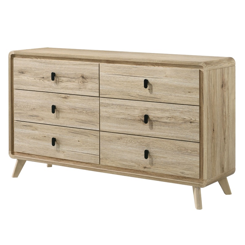 Dawson – Dresser|Light Brown|Dressers|Dresser & Mirror