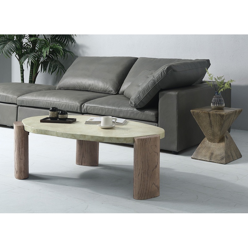 Dayana – Coffee Table – Oak / Off White