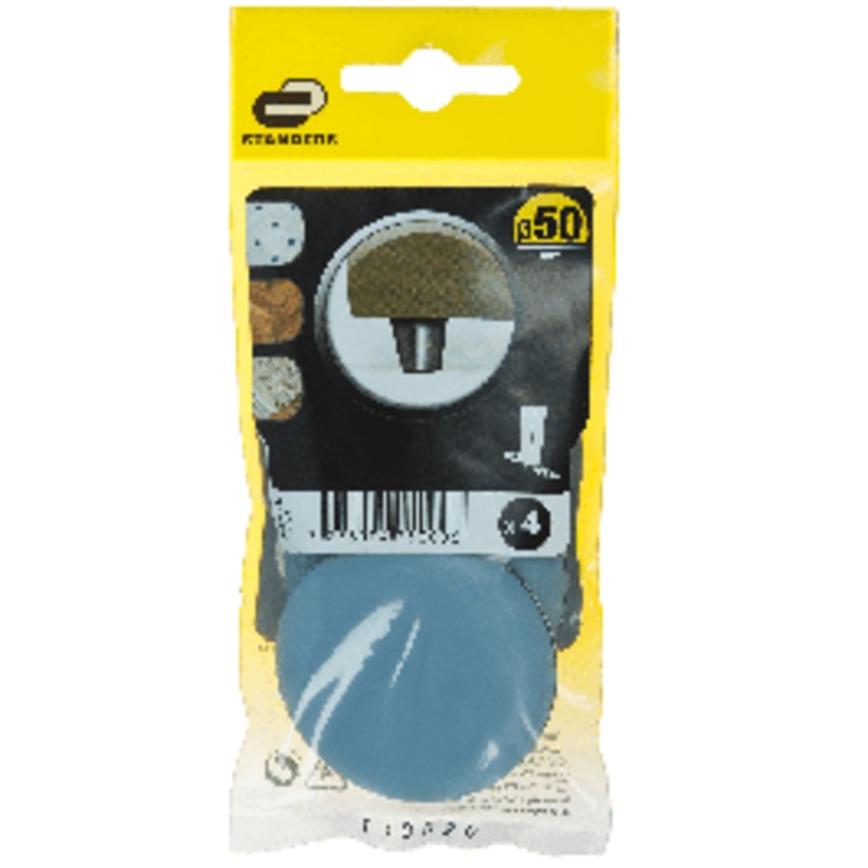 SLIPPERY FOOT ADES D50MM GRAY 4PCS